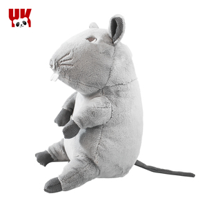 Vente en gros de jouets en peluche personnalisés souris grise animal jouet poupée de souris en peluche assise personnalisée pour les enfants - Product Image 4