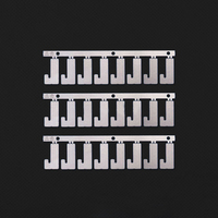 Entretoises plates en acier inoxydable 304, gravées chimiquement, écologiques et personnalisées, pour application d'encodeur, épaisseurs 0,05 mm, 0,1 mm, 0,2 mm