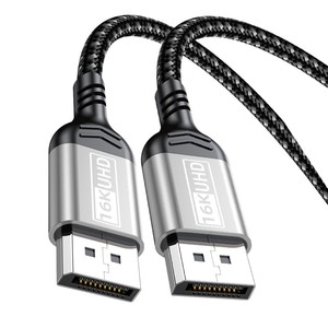 สาย2.1 DisplayPort 80Gbps 16K 60Hz 8K 120Hz 4K 240Hz | สำหรับจอเล่นเกม GPU | DP 2.1 1M 2M 3M 5M | <span class=keywords><strong>4</strong></span>สี1M/2M/3M/5M - Product Image 2