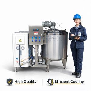 500L procesamiento de leche trituración queso Camilla batido tanque de enfriamiento yogur fermento pasteurizador escurridor molde prensa queso tina - Product Image 5
