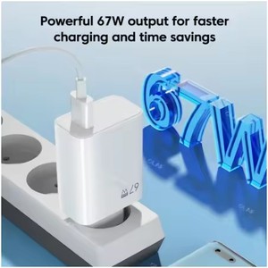 Cargador USB de 67W, <span class=keywords><strong>carga</strong></span> rápida 3,0, cargador de <span class=keywords><strong>carga</strong></span> rápida USB, Cable tipo C <span class=keywords><strong>10A</strong></span> para teléfono inteligente, adaptador de pared de viaje para teléfono móvil - Product Image 5