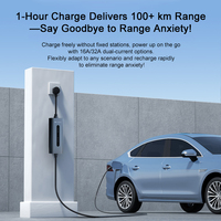 AUXUS Nouvelle Arrivée Portable EV Chargeur Station 7kw 32A Type 2 EV Station De Charge avec Wifi App Control