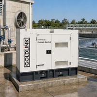 Générateur diesel refroidi par eau Goldlink Power Perkins Super silencieux 63KVA/50KW Générateurs diesel certifiés CE pour usage commercial