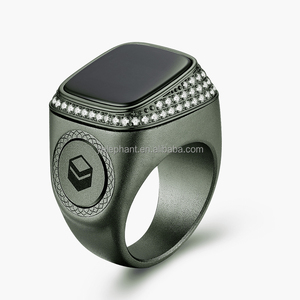 Iqibla M02 Premium Pro Schmuck Stein Metall Elektronisch Wasserdicht Digital <span class=keywords><strong>Finger</strong></span> Tasbih Tasbeeh Counter Zikir <span class=keywords><strong>Ring</strong></span> - Product Image 6