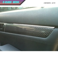Intérieur de voiture pour classe C W204 C63 2011 ~ 2013y Car Inter Full set Carbon Fiber Modified Parts Decorative Frame Car Accessories
