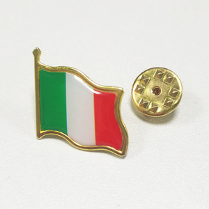 Épinglette en émail avec drapeau national italien, épinglette en métal avec drapeau italien, épinglette italienne pour costume, veste, sac à dos, chapeau - Product Image 6