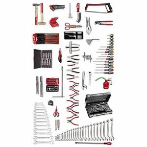 Ensemble d'outils professionnels Usag 496 E3, kit complet pour la réparation automobile et domestique - Product Image 1