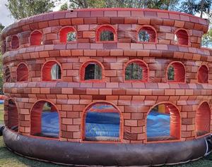 2025 inflable romano Jousting <span class=keywords><strong>Arena</strong></span> PVC inflable gladiador duelo - Product Image 3