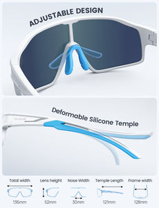 Lamicall BCPE04 OEM Lunettes de soleil de sport pour enfants, résistantes aux chocs, lunettes de cyclisme pour enfants, coupe-vent pour le vélo et le ski - Product Image 6