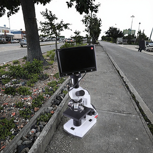 의료용 저렴한 가격의 5인치 휴대용 조절식 수의학 현미경 (진단 및 주사 기능 포함) - Product Image 3