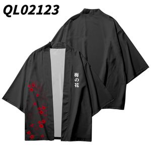 Kimono Japonés Personalizado con Diseño de Fantasma de Dibujos Animados, Haori Japonés, Capa de Anime - Product Image 4