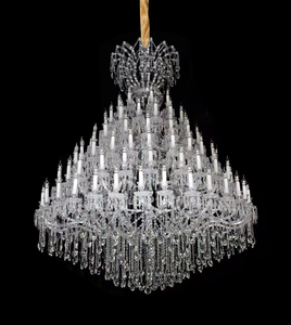 Lámpara de Techo Personalizada para Decoración de Restaurantes, Hoteles y Bodas, Lámpara Colgante de Cristal Estilo María <span class=keywords><strong>Teresa</strong></span> Dorada - Product Image 6