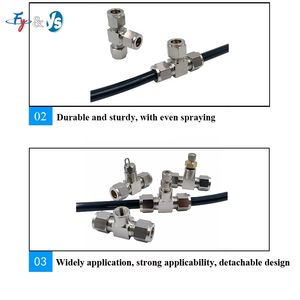 1/8 "1/4" 3/8 "1/2" BSPT-Stecker 3/4/6/8/10/12/14/16/18mm Außen durchmesser Rohr 304 Edelstahl-Klemm verschraubung - Product Image 2