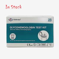 Kit de test HbA1c pour lecteur d'hémoglobine A1c, analyseur d'hémoglobine A1c, analyseur de sang HbA1c, kits de test A1c à domicile, uniquement les tests, pas de machine