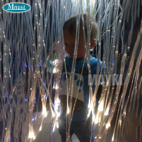 Câble à fibres optiques PMMA scintillant 3*0,75 mm pour la décoration de la chambre de bébé, sensoriel, rideau, lustre, lumière de cascade
