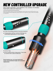 모델 8650pro 1300W 열풍 재 작업 스테이션 9 개의 노즐이있는 용접 납땜 제거 수리 도구 용 SMD 용접 곡선 모드 - Product Image 4