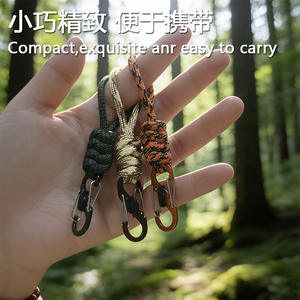 Cuerda de Paracord de Siete Hilos con Gancho para Muñeca y Hebilla de Bloqueo en Forma de Ocho, Gancho para Camping al Aire Libre, Nylon de Triple Capa 10x1.5cm - Product Image 5