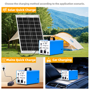 แหล่งจ่ายไฟพกพา aiya600W พร้อมตัวควบคุม MPPT ความจุขนาดใหญ่ 100ah แบตเตอรี่สำรองพลังงานสำหรับใช้งานกลางแจ้ง - Product Image 2