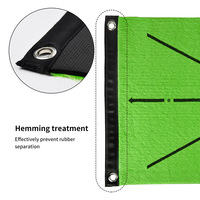 QTMAT tapis d'entraînement de Golf détection de balançoire tapis de frappe Mini Golf Portable mettre la pratique tapis de frappe tapis de Golf