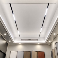 Panneau en aluminium alvéolé antibactérien, ignifuge, écologique, avec LED intégrées, sans poussière, facile à nettoyer, pour salle blanche d'hôpital et laboratoire