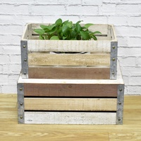 Caisse de rangement En Bois Vintage, vêtement de Transport avec décoration, meilleure vente 2019
