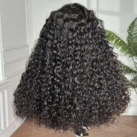 Perruque frontale HD pré-épilée en gros, 100 % cheveux humains vierges bruts, perruque frontale 360 sans colle, perruques en cheveux humains entièrement en dentelle 13x6
