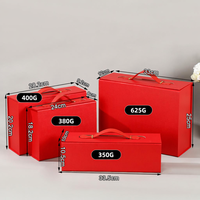 Boîte cadeau pliable en carton rigide durable avec logo personnalisé pour les fêtes et le Nouvel An
