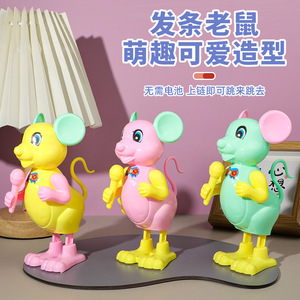 Juguetes de <span class=keywords><strong>cuerda</strong></span> Jumping Mouse Simulación Animal Mecánico Wind up Jumping Toy para niños - Product Image 4