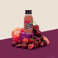 Échantillon de mini bouteilles de jus de voyage de 1 oz, petit pot transparent de 60 ml pour potion de sirop de gingembre liquide avec couvercles de 2 oz
