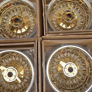 ล้อแม็กซ์ KELUN BRAND ขนาด 13x7 นิ้ว 5 รู แบบ Reverse Deep Dish ลายซี่ลวด พร้อม Spinner แบบถอดได้ - Product Image 2