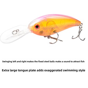 Crankbait da Pesca in <span class=keywords><strong>Mare</strong></span> Profilo Largo 10cm, Esca Dura da Lancio Lungo 14g, Materiali Sintetici <span class=keywords><strong>per</strong></span> Bass, Attrezzatura da Pesca all'Ingrosso - Product Image 4