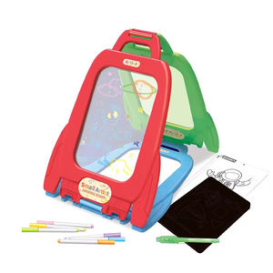 Transparant Tekenbord 4 In 1 Creatief Leren Lcd Tablet Plastic Kunstenaar Ander Educatief Speelgoed Tekentafel - Product Image 1