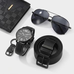 Juego de Regalo de Lujo para Hombre, Directo de Fábrica, para el Día del Padre, Cumpleaños, Aniversario, Navidad, para Padrinos de Boda, Reloj, Cinturón, Cartera, Bolígrafo - Product Image 2