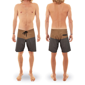 2023 nouveau Design nouveau Style hommes slip de bain Boxer court Polyester recyclé couleur unie maillot de bain Shorts - Product Image 6