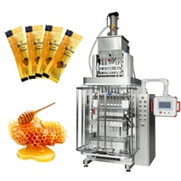 Machine de remplissage et d'emballage automatique multi-voies pour sachets de sauce, de ketchup et de bâtonnets de miel, machine d'emballage de bâtonnets glacés 4/6/8 voies