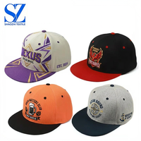 Gorras de Visera Plana con Logotipo Personalizado, MOQ Bajo, Marca Privada, Bordado 3D, Fabricante de Gorras Snapback