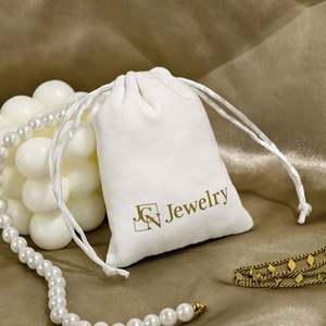 8 X 10cm <b>Small</b> Velvet Pouches for Jewelry Recyclable Drawstring Gift <b>Bags</b> for Necklaces & Watches Display - Product Image 5