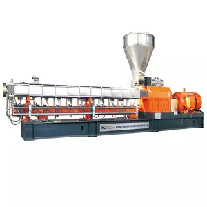 Plastic PIPE LDPE HDPE PP PLA Twin Screw Extrusion Machine for plastic Pelletizer double screw extruder