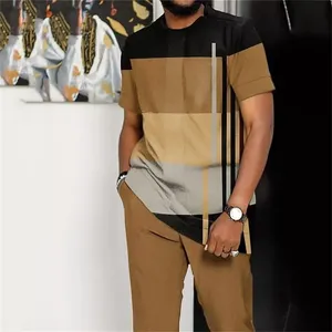 Set di tuta da uomo <span class=keywords><strong>HO</strong></span> 2024 pantaloni t-shirt a maniche corte - Product Image 3