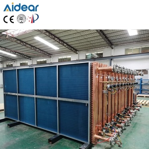 Condensador de Tubo de Cobre y Placa de Aluminio OEM, Intercambiador de Calor para Sistemas de Refrigeración y Aire Acondicionado - Product Image 3