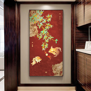 <span class=keywords><strong>Peintures</strong></span> murales en porcelaine <span class=keywords><strong>de</strong></span> cristal représentant des <span class=keywords><strong>fleurs</strong></span> <span class=keywords><strong>et</strong></span> des <span class=keywords><strong>oiseaux</strong></span>, art traditionnel chinois, <span class=keywords><strong>d</strong></span>écoration intérieure - Product Image 3