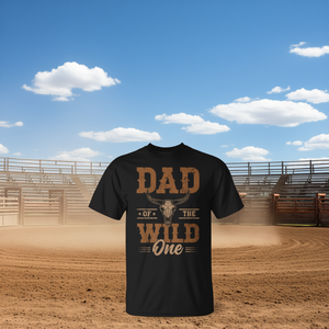 Camiseta de vaquero estilo western para papá del niño salvaje, camiseta a juego para fiesta familiar de rodeo - Product Image 3