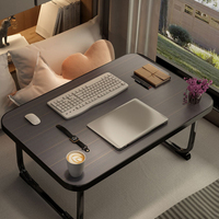 Meubles de support d'ordinateur portable de bureau Table de lit de bureau d'ordinateur portable d'étude portative pliante ergonomique multicolore avec la fente