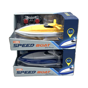 Haute qualité 2.4G Mini télécommande hors-bord 2 canaux vitesse rapide RC bateaux et navires pour enfants - Product Image 1