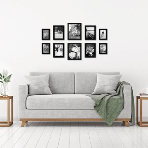 Customization Shatter-Resistant Glass Picture <strong>Frames</strong> Wood <strong>Gallery</strong> Wall <strong>Frame</strong> <strong>Set</strong> - Product Image 5