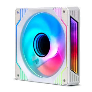 ASIAHORSE | ARGB 120mm Case Fan for Transparent Computer Case Liquid Water Cooling DIY PC Build Kit with Accessories