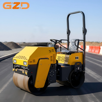 Compacteur à rouleaux vibrant autoporté GZD, 1000 kg, 35 KN, pour travaux routiers – Fournisseur d'usine