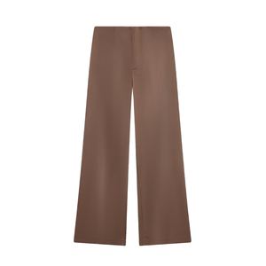 Pantalon décontracté pour femme, coupe ample, taille haute, style européen et américain, vintage, écologique, respirant, jambe large, haute qualité, collection automne - Product Image 4