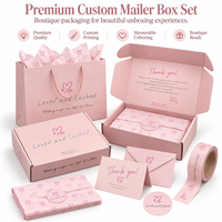 Boîte d'expédition recyclée personnalisée en carton ondulé kraft imprimé, boîte d'expédition pour lingerie avec logo pour emballage cadeau