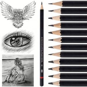 Crayons à dessin jaunes HQ026 en gros pour adultes, enfants, débutants, artistes - Utilisation au bureau et à l'école, taille 7 pouces - Product Image 4